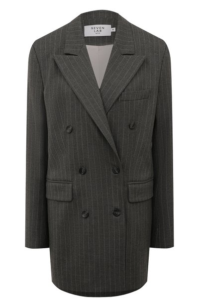 Женский жакет из вискозы SEVEN LAB, арт. JOVN pinstripes