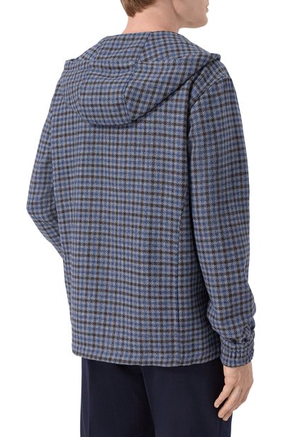 Куртка-рубашка из шерсти и шелка KITON, арт. UMC010K0128G01, фото 4