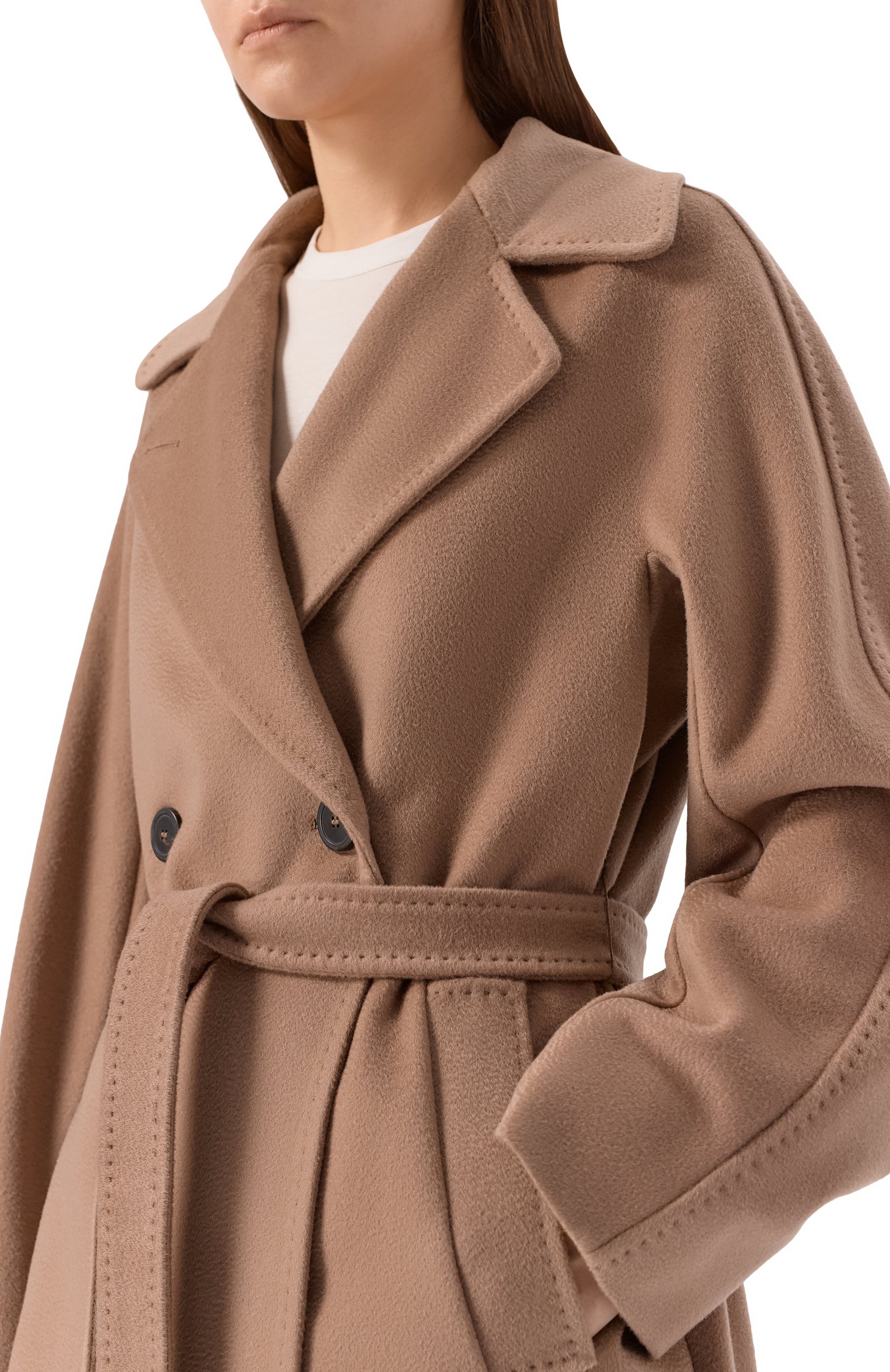 Шерстяное пальто WEEKEND MAX MARA, арт. RESINA, фото 5