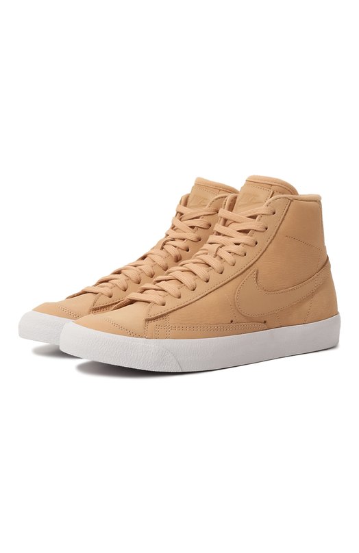 

Кожаные кеды Nike Blazer Mid Premium Nike, Бежевый