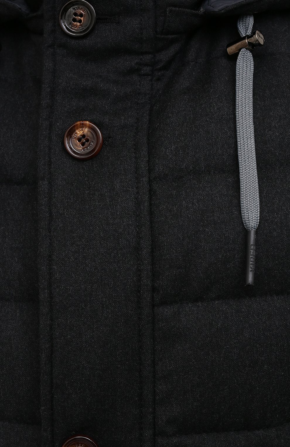 Пуховый жилет KIRED темно-серого цвета по цене 140500 руб., арт. WKISHBW7405003000, фото 5 Пуховый жилет KIRED, арт. WKISHBW7405003000, фото 5