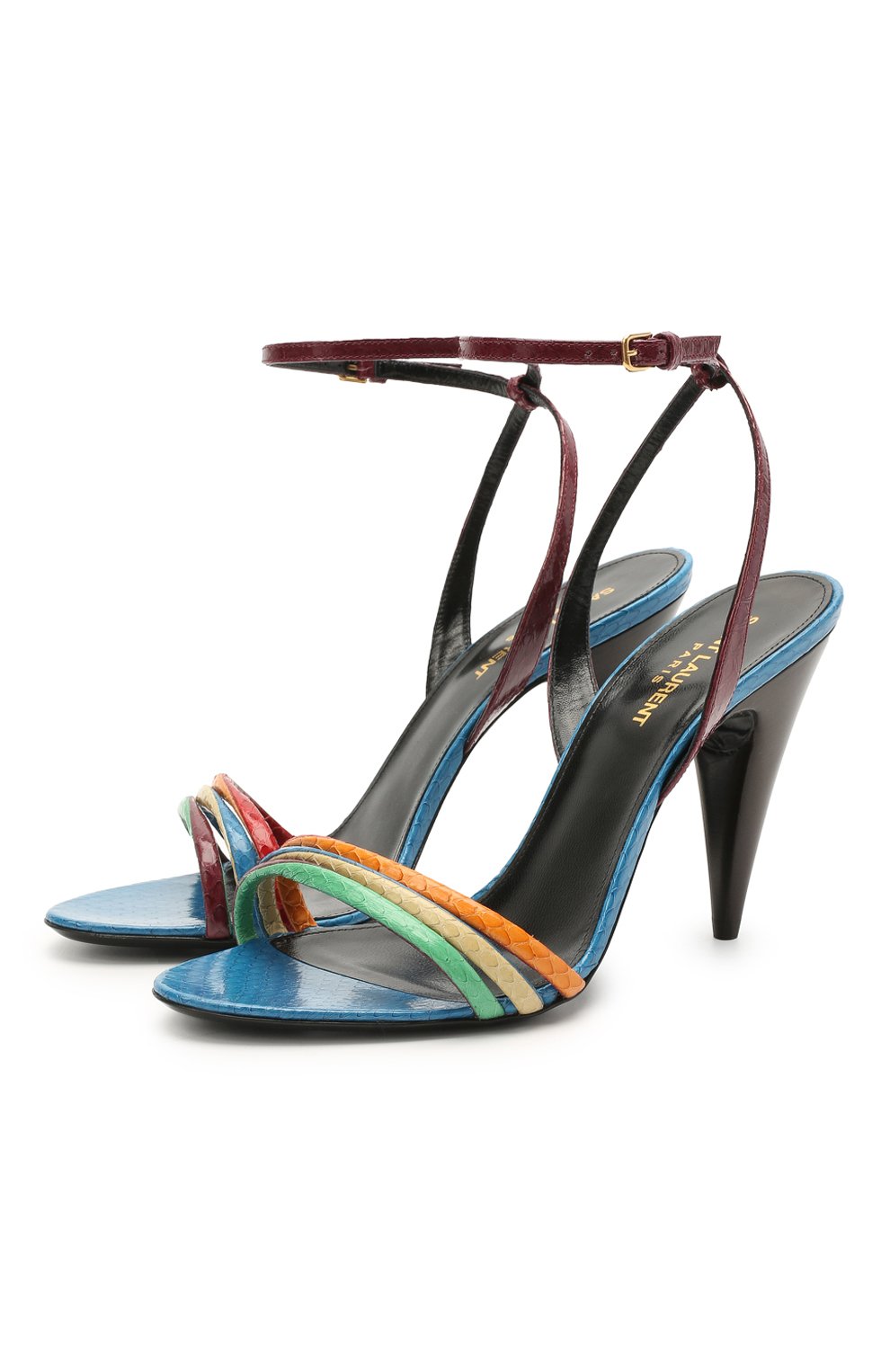 Кожаные босоножки liya SAINT LAURENT, арт. 650725/L3K10, фото 1