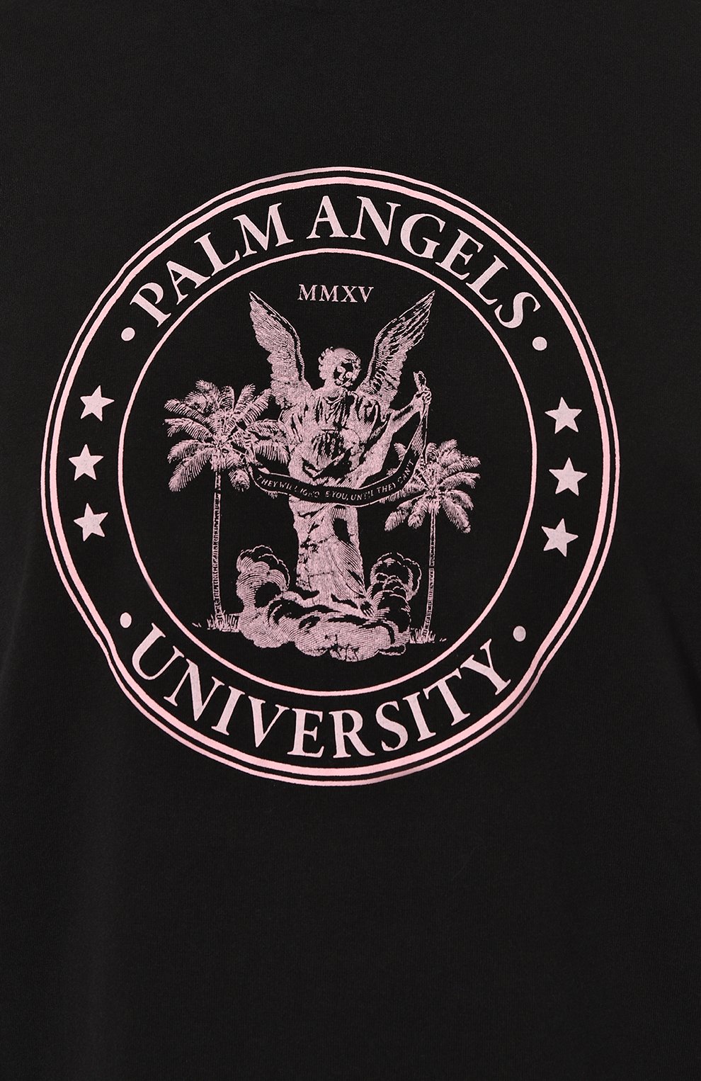 Хлопковая футболка PALM ANGELS, арт. PWAA017S23JER0051033, фото 5