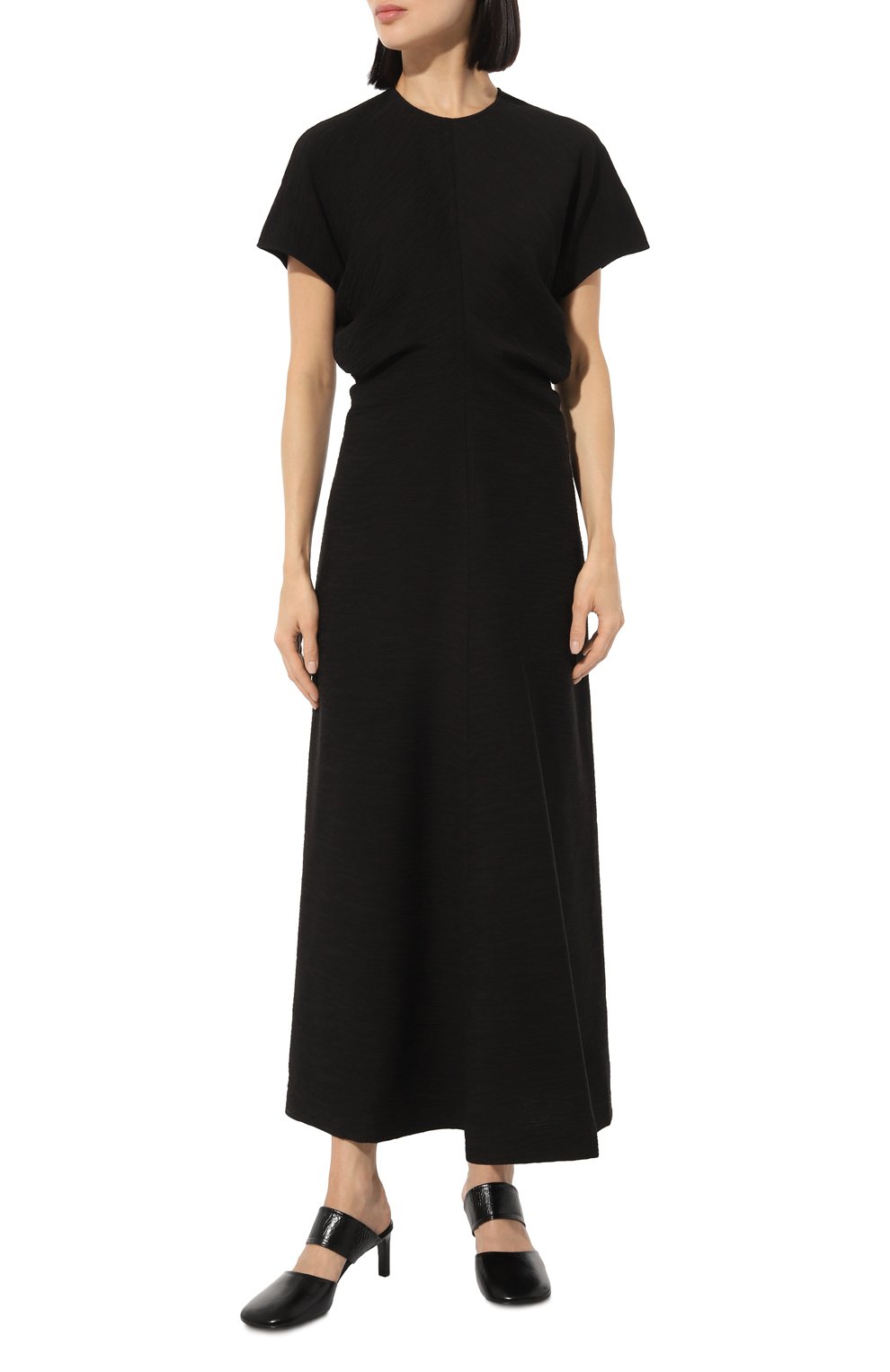 Платье из вискозы TOTEME, арт. 243-WRD1103-FB0199, фото 3