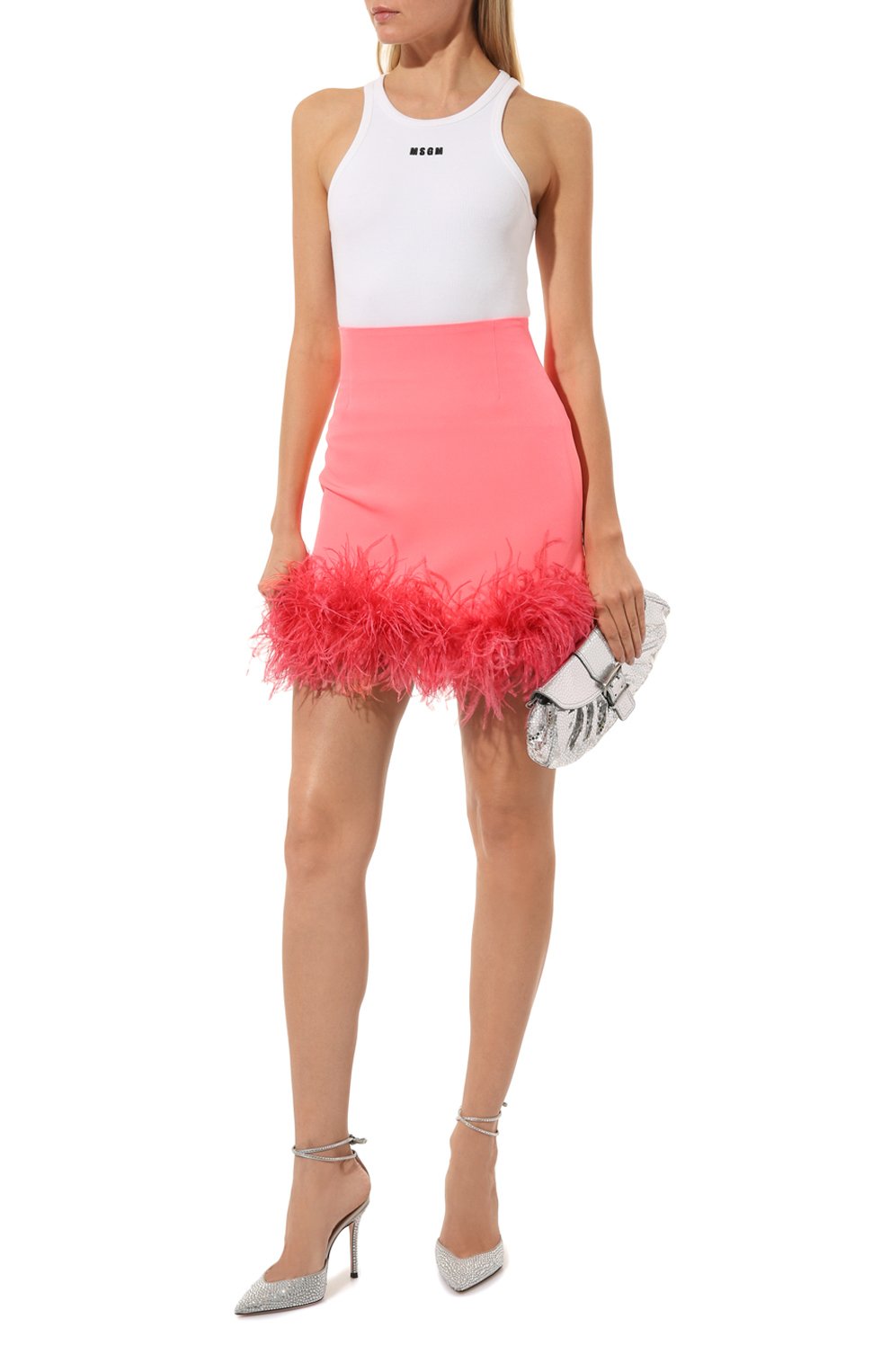 Юбка с отделкой перьями ALINE, арт. AL140601-2, фото 2