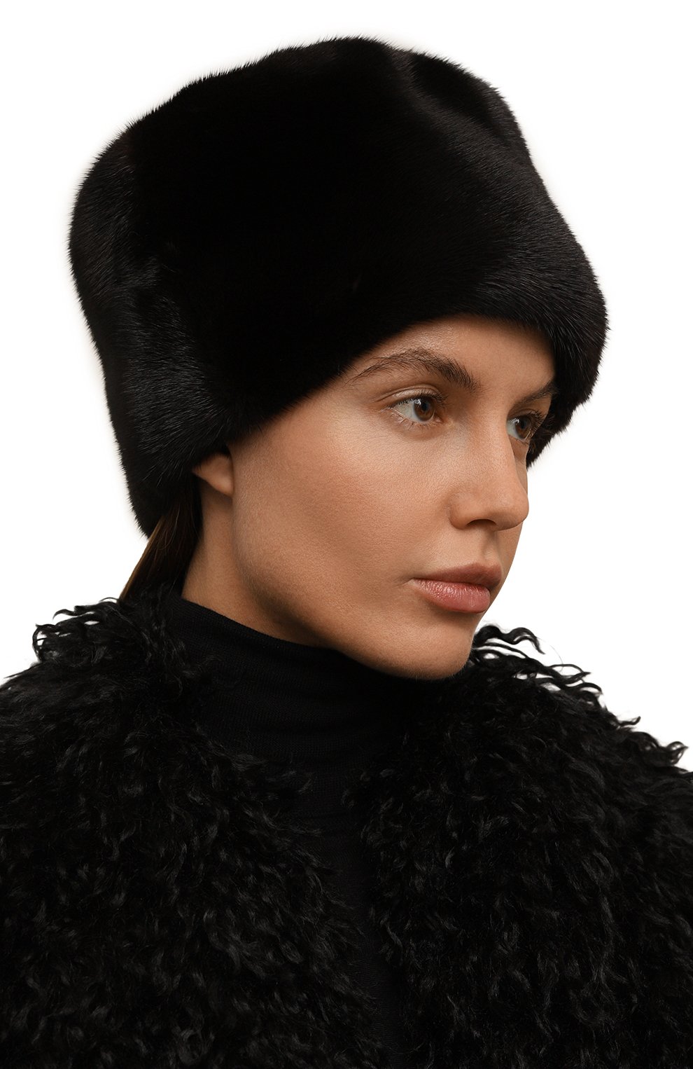 Шапка-кубанка мелания из меха норки FURLAND, арт. 0217402110156300585, фото 2