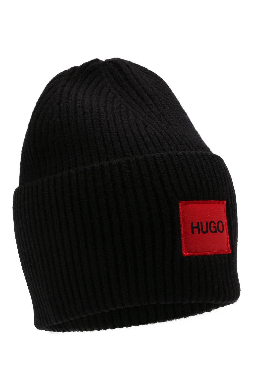Шерстяная шапка HUGO черного цвета по цене 5800 руб., арт. 50461231, фото 1 Шерстяная шапка HUGO, арт. 50461231, фото 1