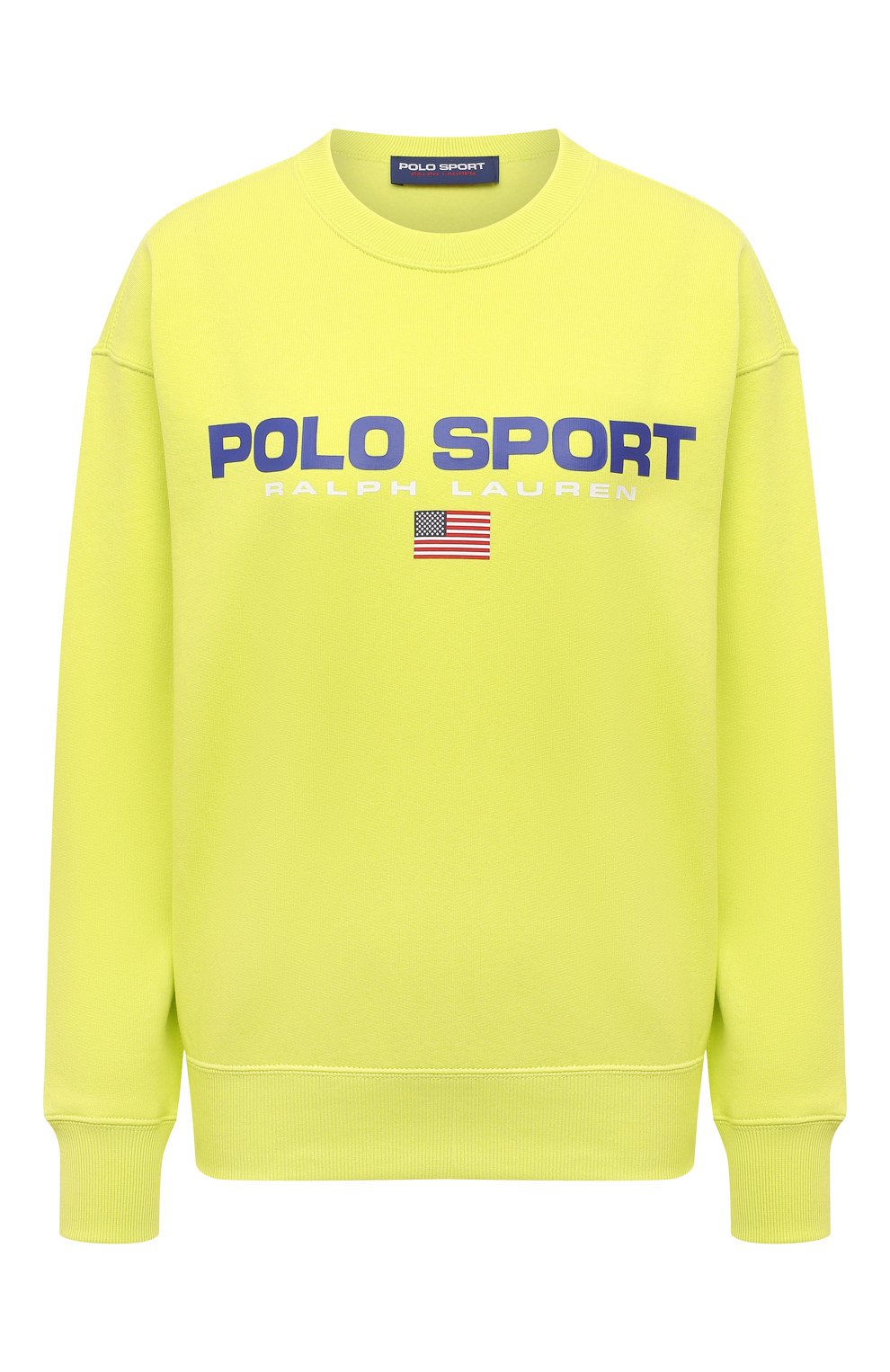 Хлопковый свитшот POLO RALPH LAUREN желтого цвета по цене 16350 руб., арт. 211838080, фото 1 Хлопковый свитшот POLO RALPH LAUREN, арт. 211838080, фото 1
