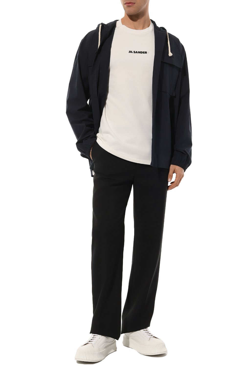 Хлопковая футболка JIL SANDER, арт. J47GC0122/J20103, фото 2