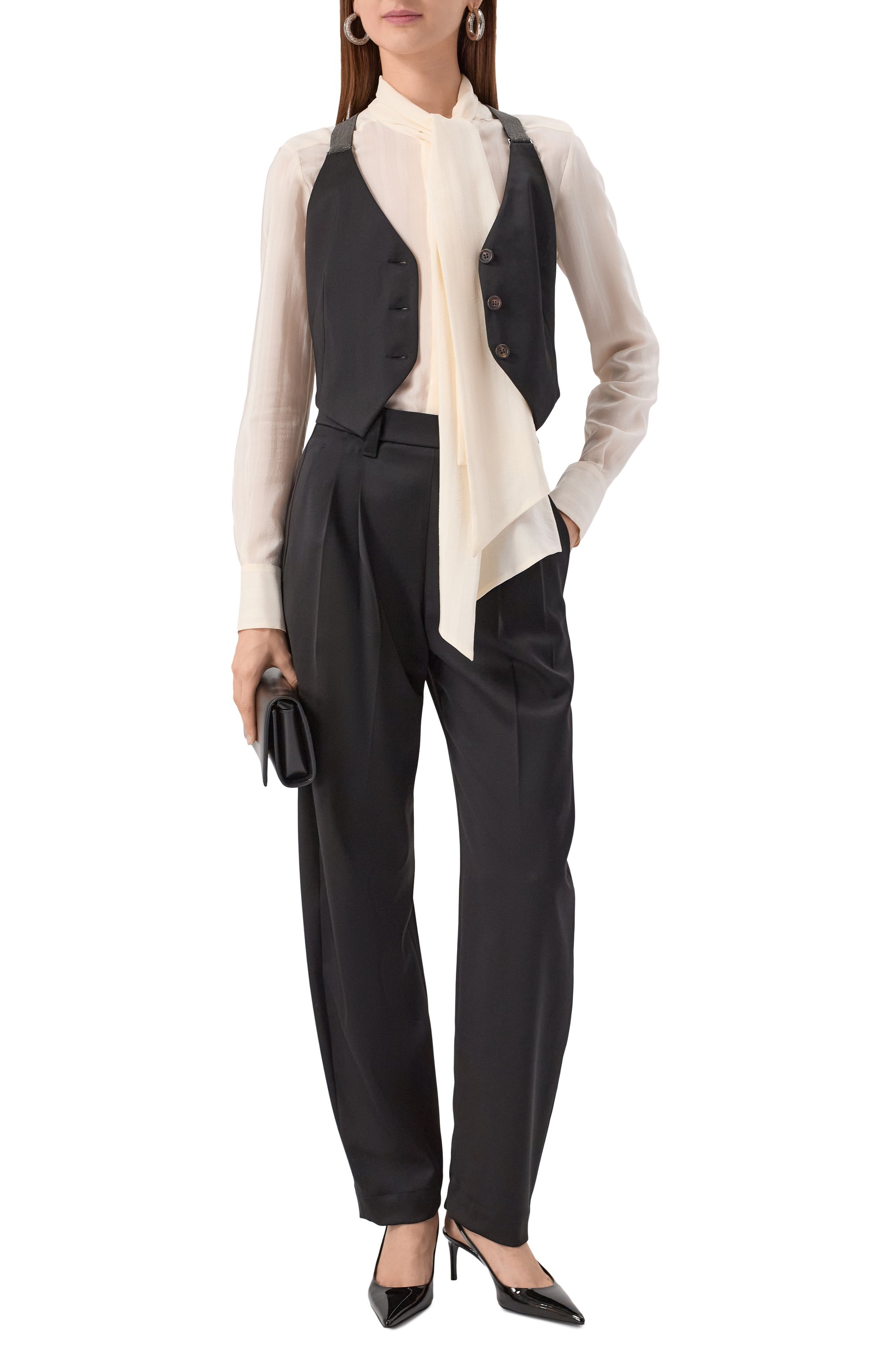 Шерстяной жилет BRUNELLO CUCINELLI, арт. MB166SY506, фото 2