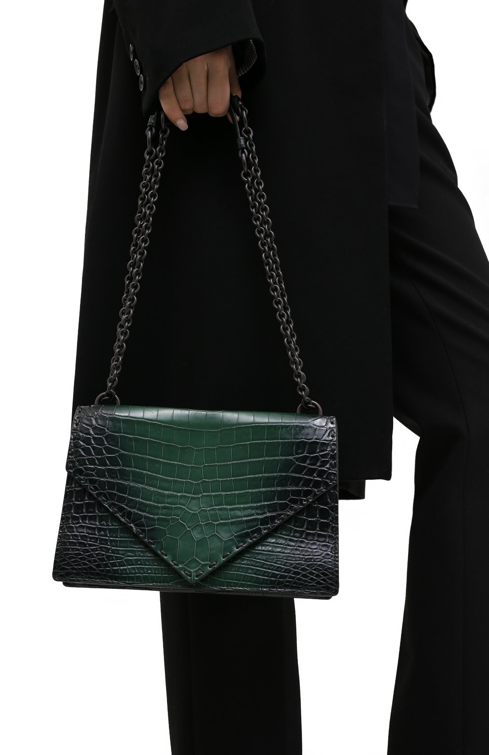 Сумка piano из кожи крокодила BOTTEGA VENETA, арт. 440829/VCCV0, фото 5