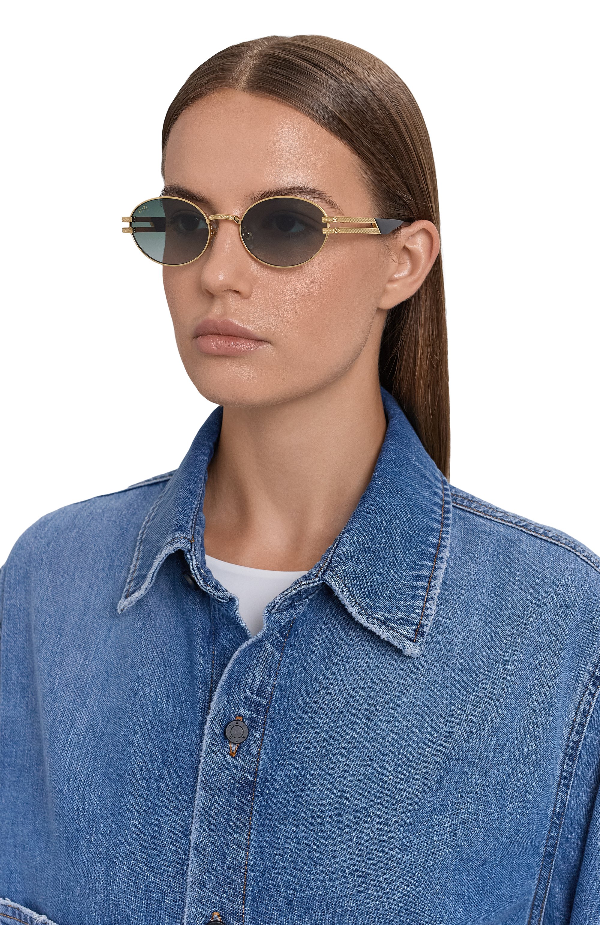 Солнцезащитные очки 9FIVE, арт. L0TUS-G0LD / GREEN BLUE BIC0L0R, фото 3