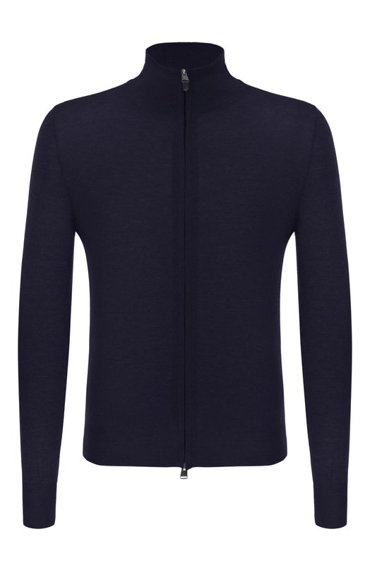 Шерстяной кардиган Canali C0022/MK01149 Синий C0022/MK01149