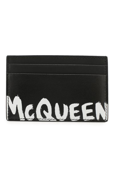 Кожаный футляр для кредитных карт ALEXANDER MCQUEEN, арт. 602144/1NT1B, фото 1