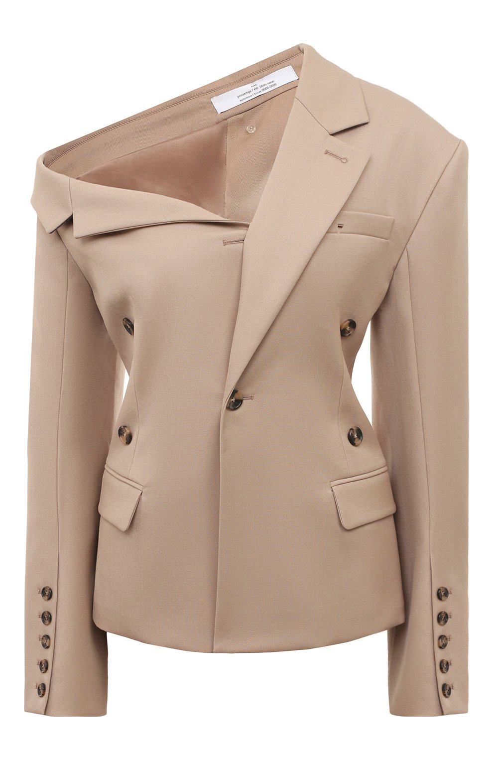 Жакет ROKH бежевого цвета по цене 105000 руб., арт. R5CA155/07, фото 1 Жакет ROKH, арт. R5CA155/07, фото 1