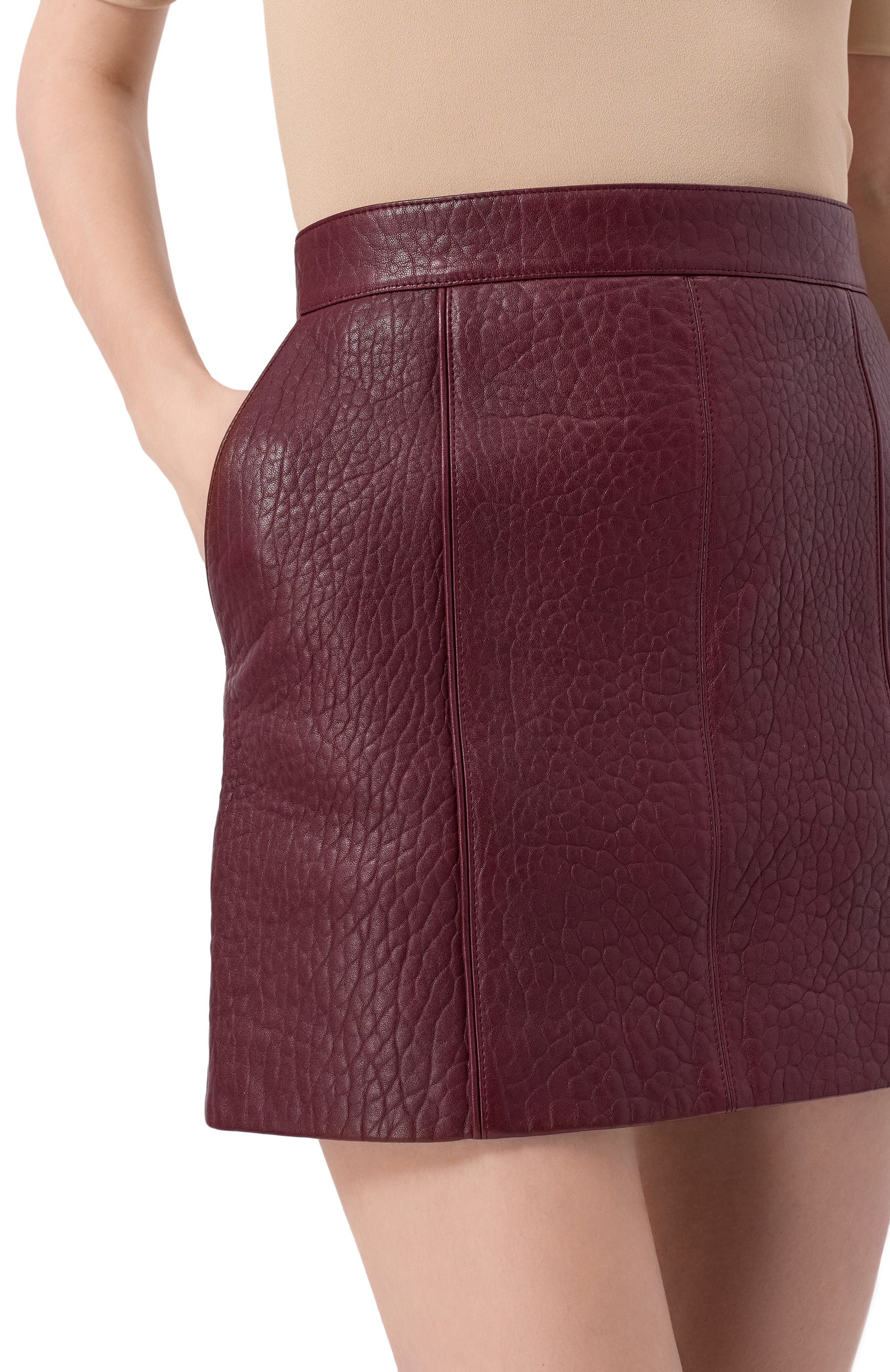 Кожаная юбка CHLOÉ, арт. CH25WCJ40217, фото 5