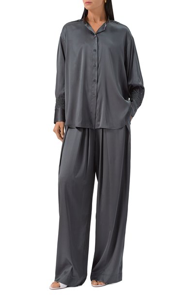 Атласная блузка ERMANNO SCERVINO, арт. D474K604TBW, фото 2