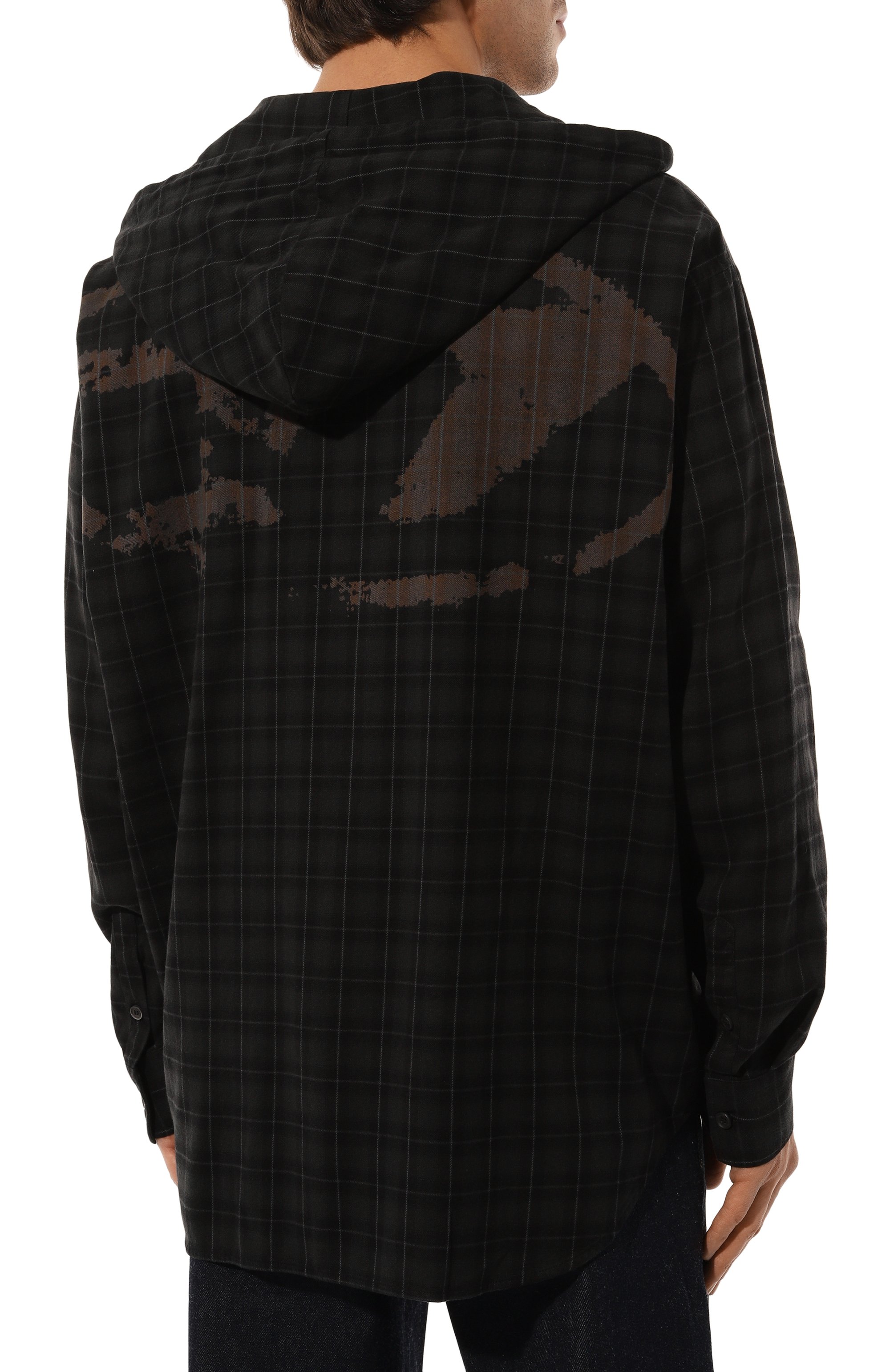 Рубашка из хлопка и вискозы DIESEL, арт. A16214/0TKAG, фото 4