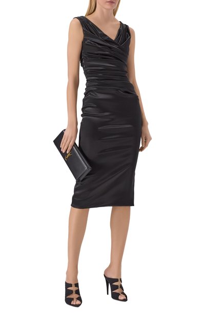 Текстильные мюли emilie 110 SAINT LAURENT, арт. 859545/AAF4G, фото 3