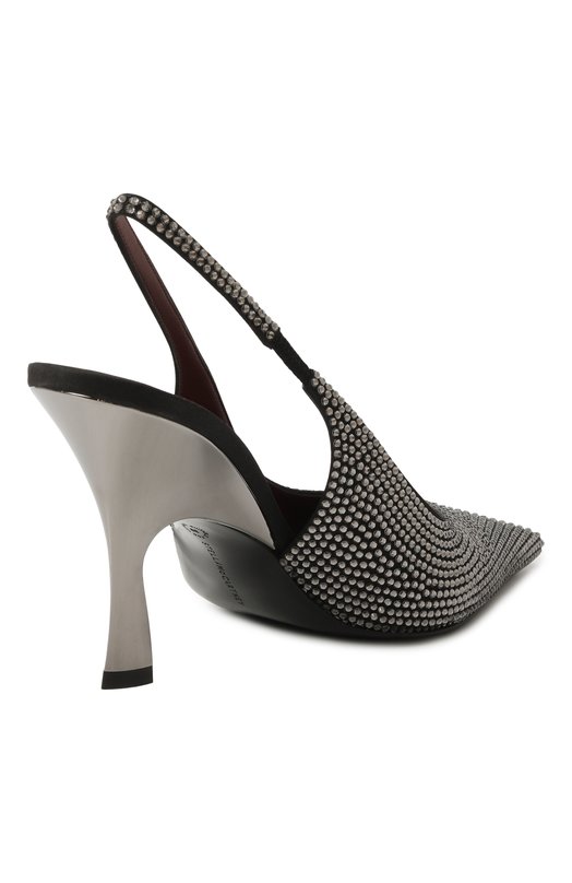 Текстильные туфли Elsa 90 Stella McCartney 810461/E00098 Чёрный  810461/E00098 Фото 5