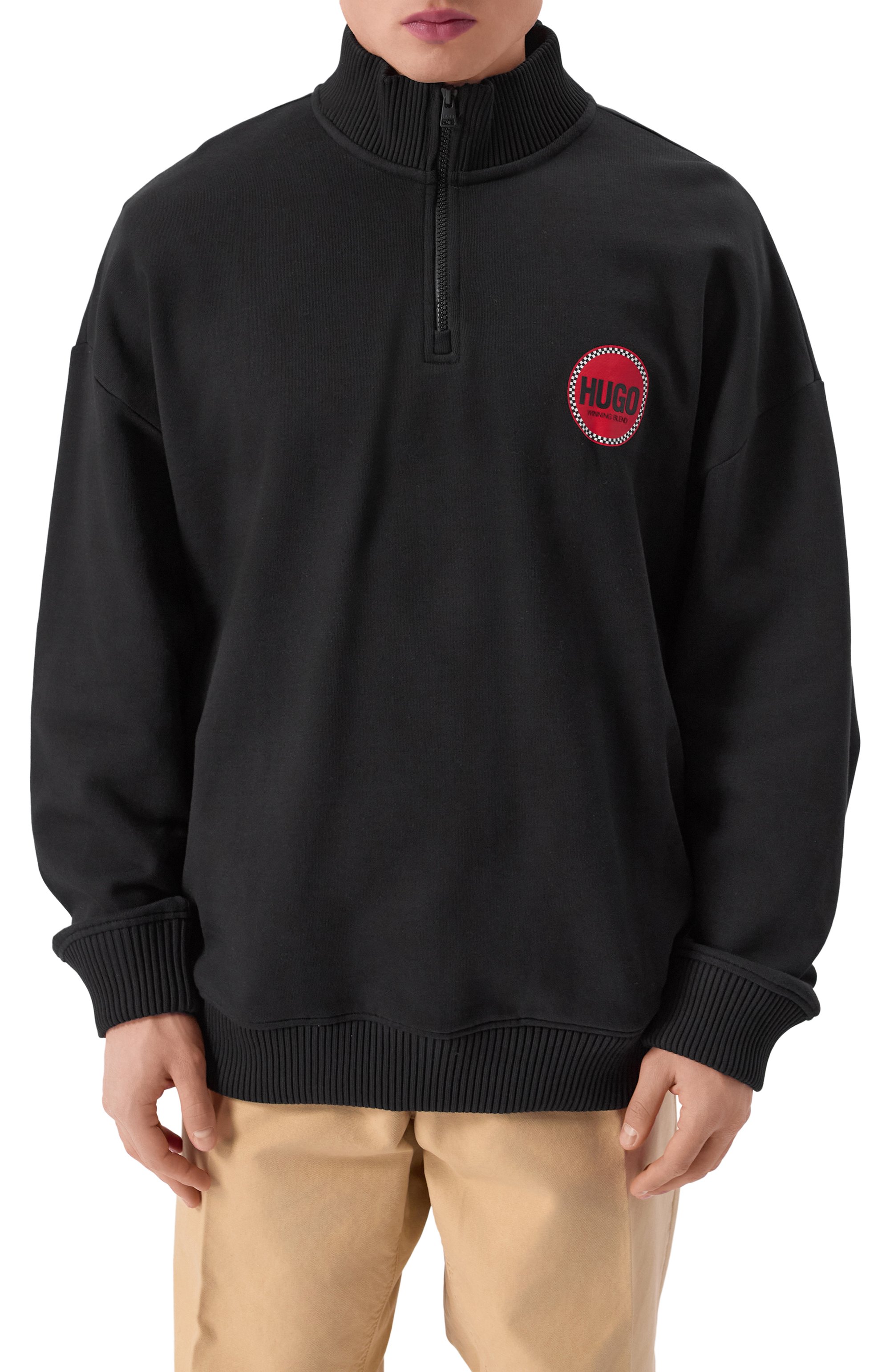 Хлопковая толстовка HUGO, арт. 50530649, фото 3