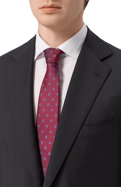 Мужской шелковый галстук CANALI, арт. 18/HJ04490