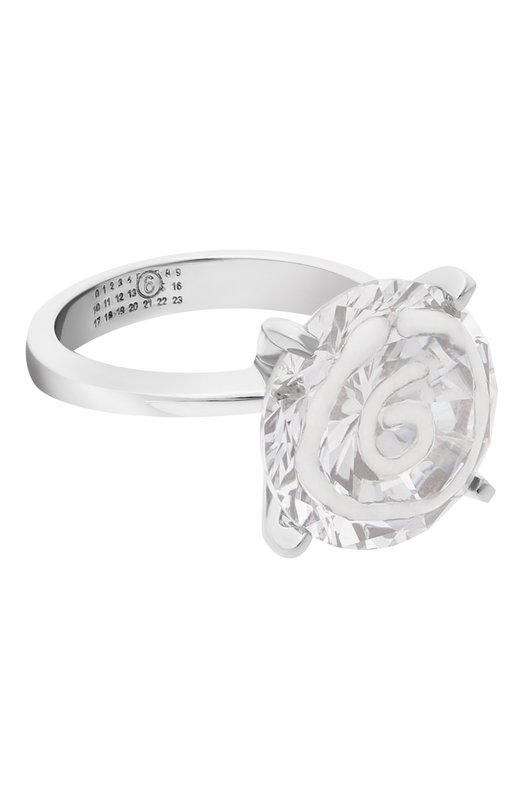 Кольцо MM6 SM7UQ0087 P8372 Серебряный SM7UQ0087 P8372