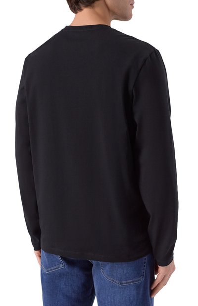 Хлопковый лонгслив 7 FOR ALL MANKIND, арт. 7MLS1237-BLK, фото 4