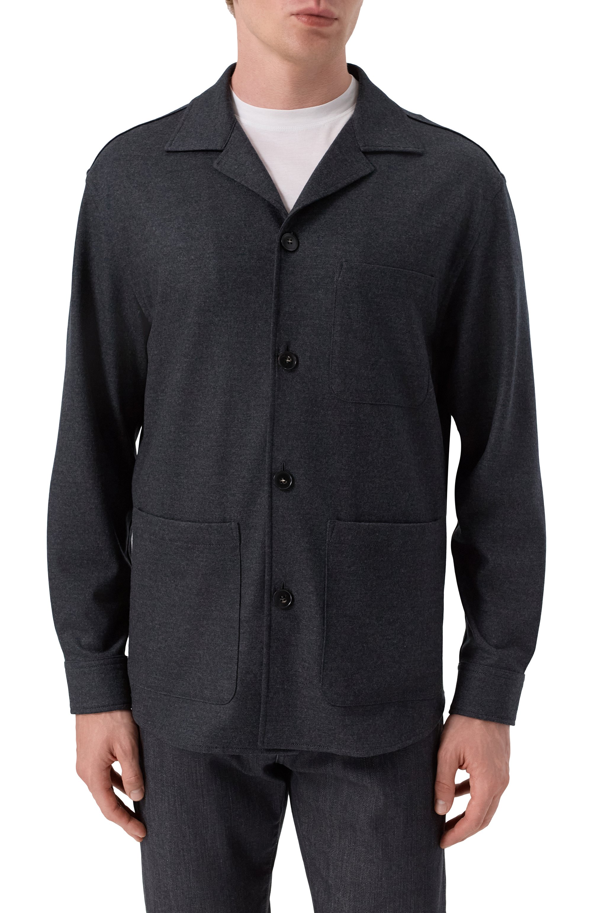 Шерстяная куртка-рубашка CANALI, арт. J31017/JJ03062, фото 3