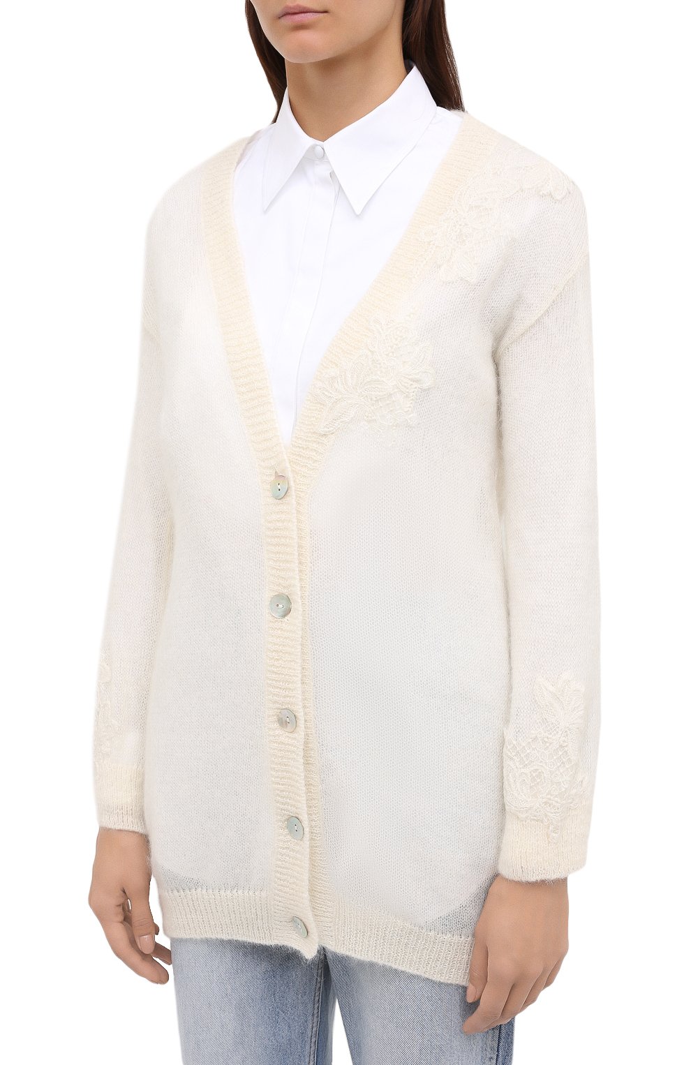 Шерстяной кардиган ERMANNO ERMANNO SCERVINO, арт. 47T MG57 QUE, фото 3
