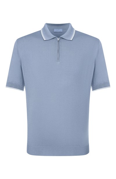 Мужская поло из хлопка и шелка MVST, арт. M26.CSM.K425