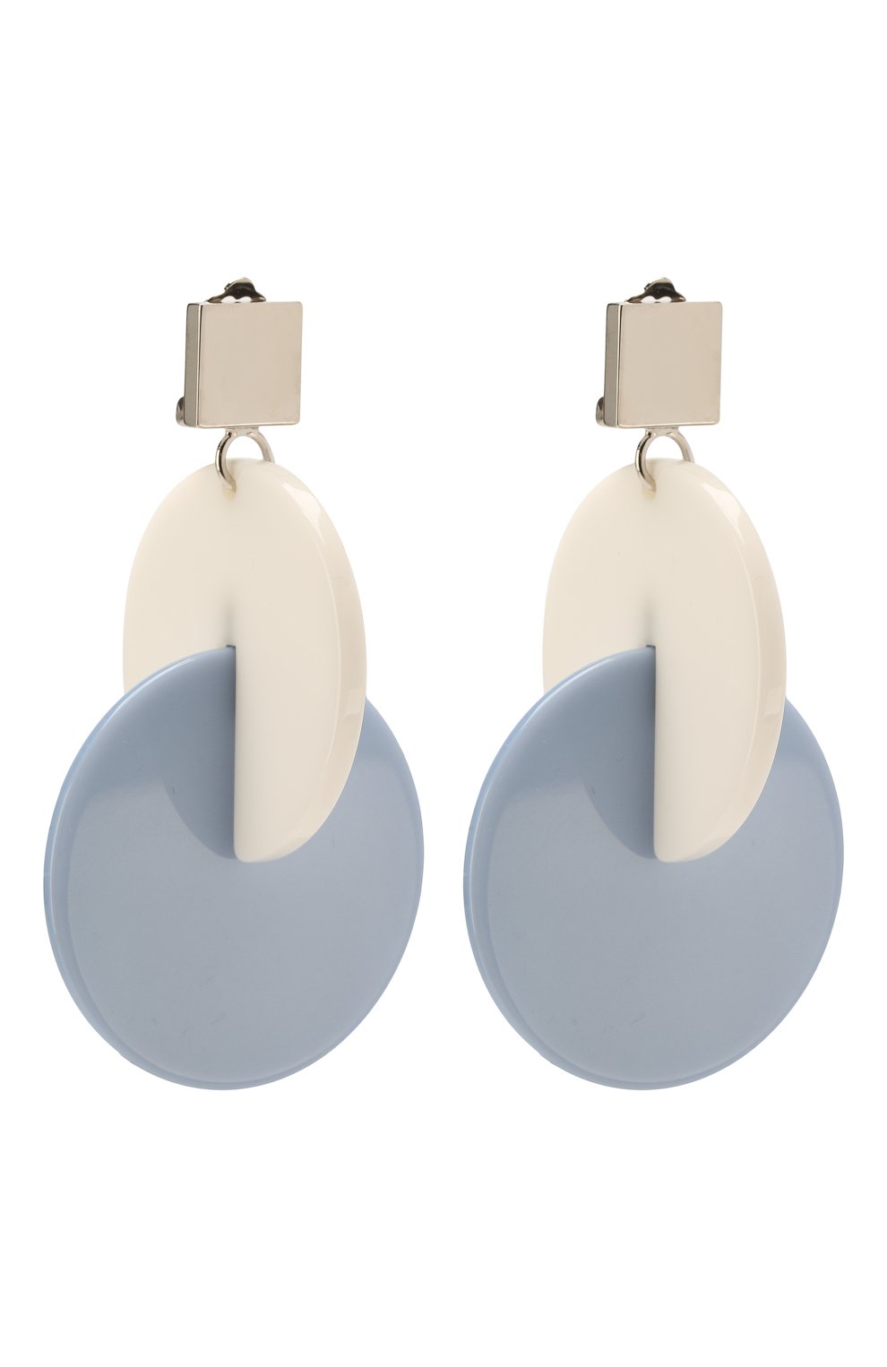 Клипсы MARNI голубого цвета по цене 20900 руб., арт. 0RMV0142A0/R2000, фото 3 Клипсы MARNI, арт. 0RMV0142A0/R2000, фото 3