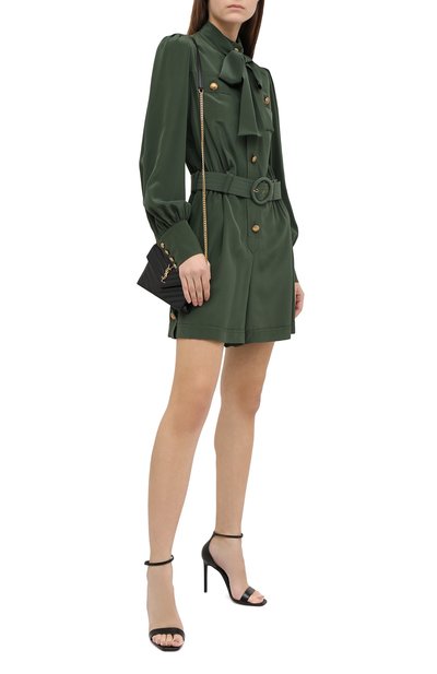 Шелковый комбинезон ZIMMERMANN темно-зеленого цвета по цене 58600 руб., арт. 9047YRLAD/B0GR, фото 2 Шелковый комбинезон ZIMMERMANN, арт. 9047YRLAD/B0GR, фото 2