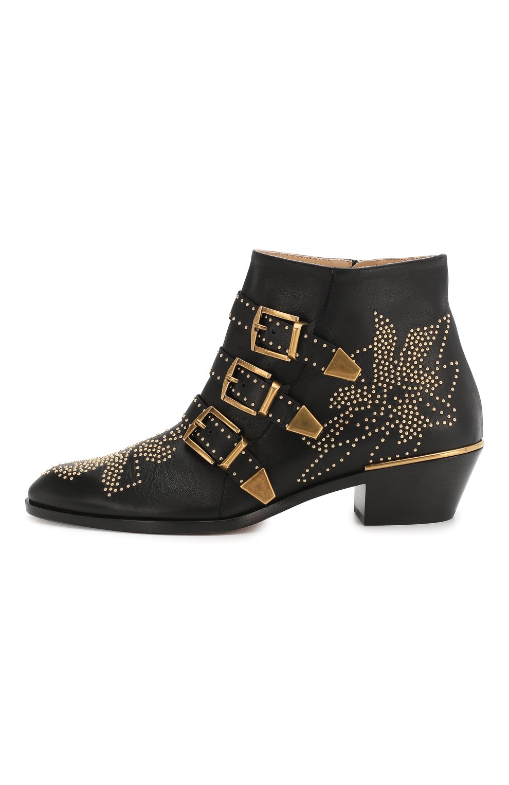 Кожаные казаки susanna CHLOÉ черного цвета по цене 118000 руб., арт. CHC16A13475, фото 3 Кожаные казаки susanna CHLOÉ, арт. CHC16A13475, фото 3