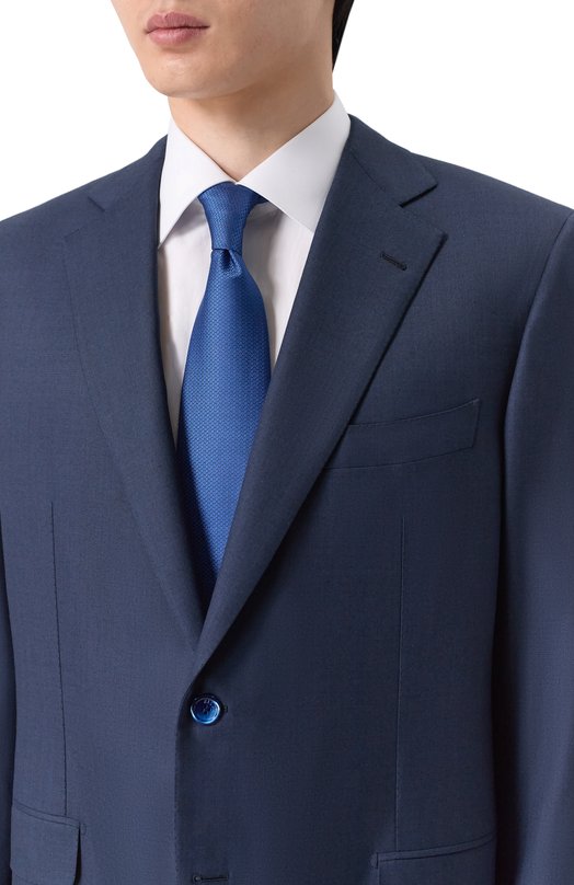 Шелковый галстук Stefano Ricci CCXL/60036 Синий  CCXL/60036 Фото 2