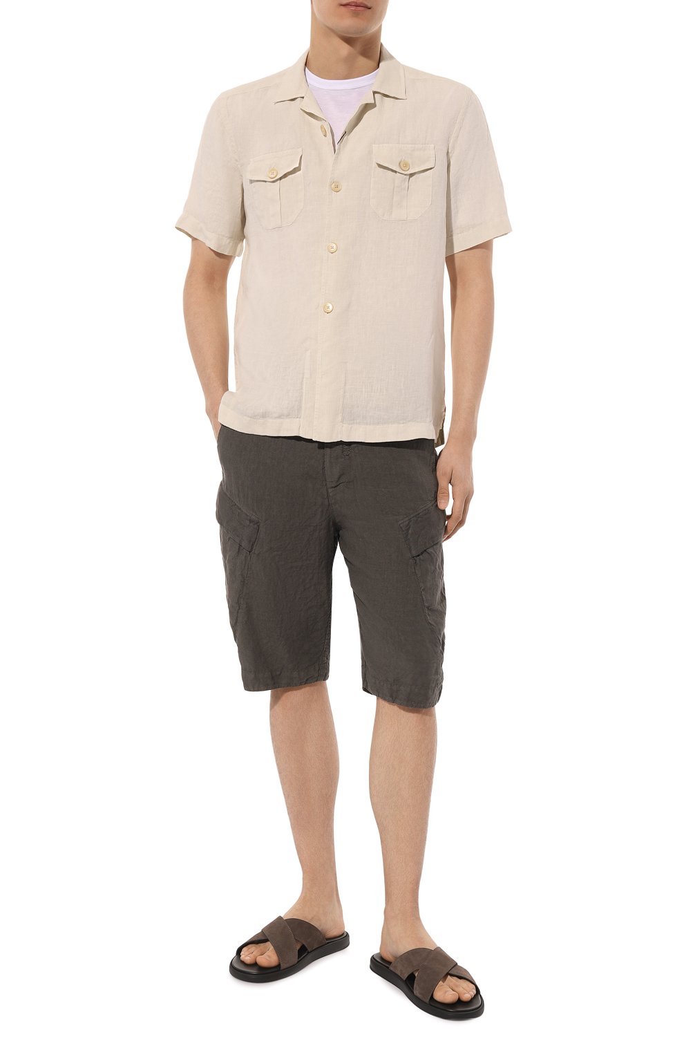 Льняные шорты TRANSIT, арт. CFUTRWD133, фото 2