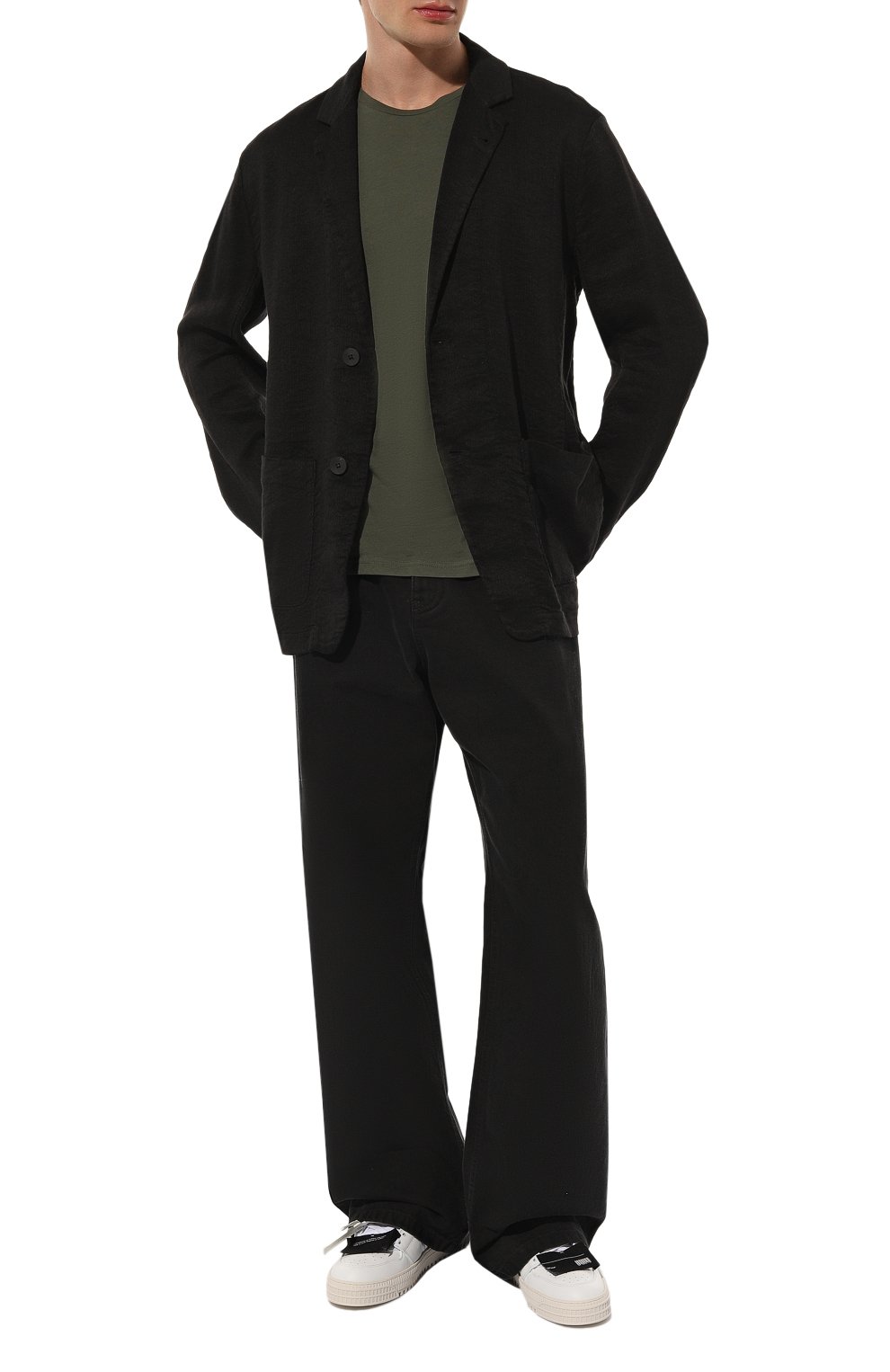 Пиджак изо льна и вискозы TRANSIT, арт. CFUTRWH171, фото 3