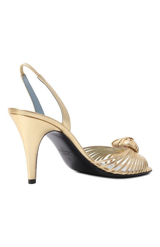 Кожаные босоножки Coeur Royal 85 Valentino 8W2S0LU8/RUR Золотой  8W2S0LU8/RUR Фото 5