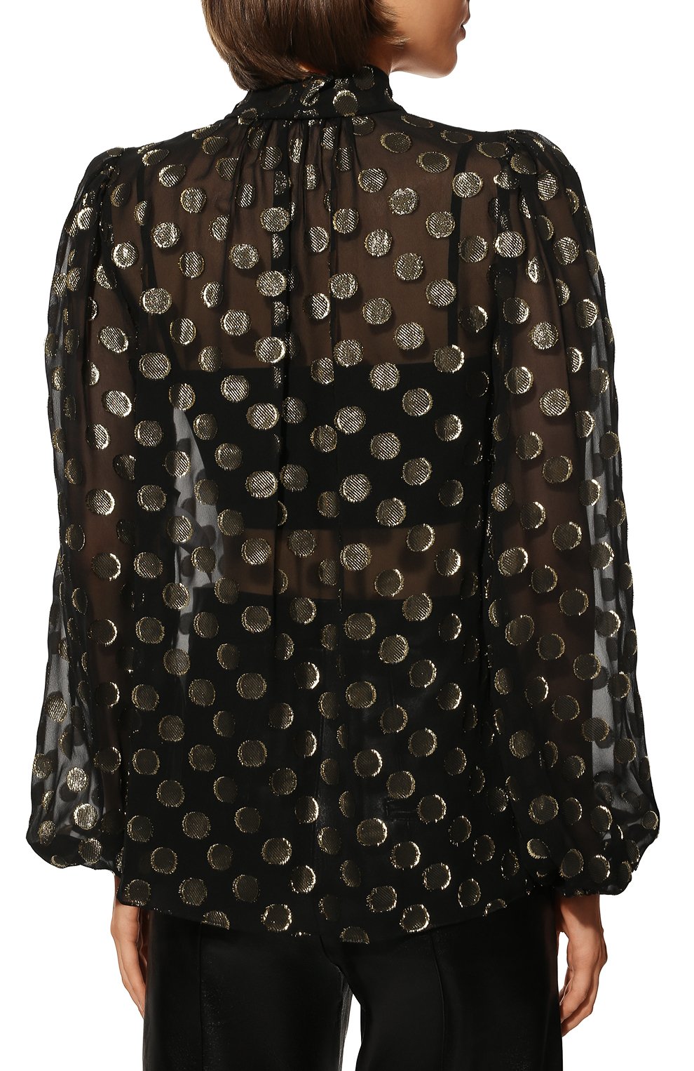 Шелковая блузка DOLCE & GABBANA, арт. F72Y0T/HJMBI/0UTLET AW22-23, фото 4