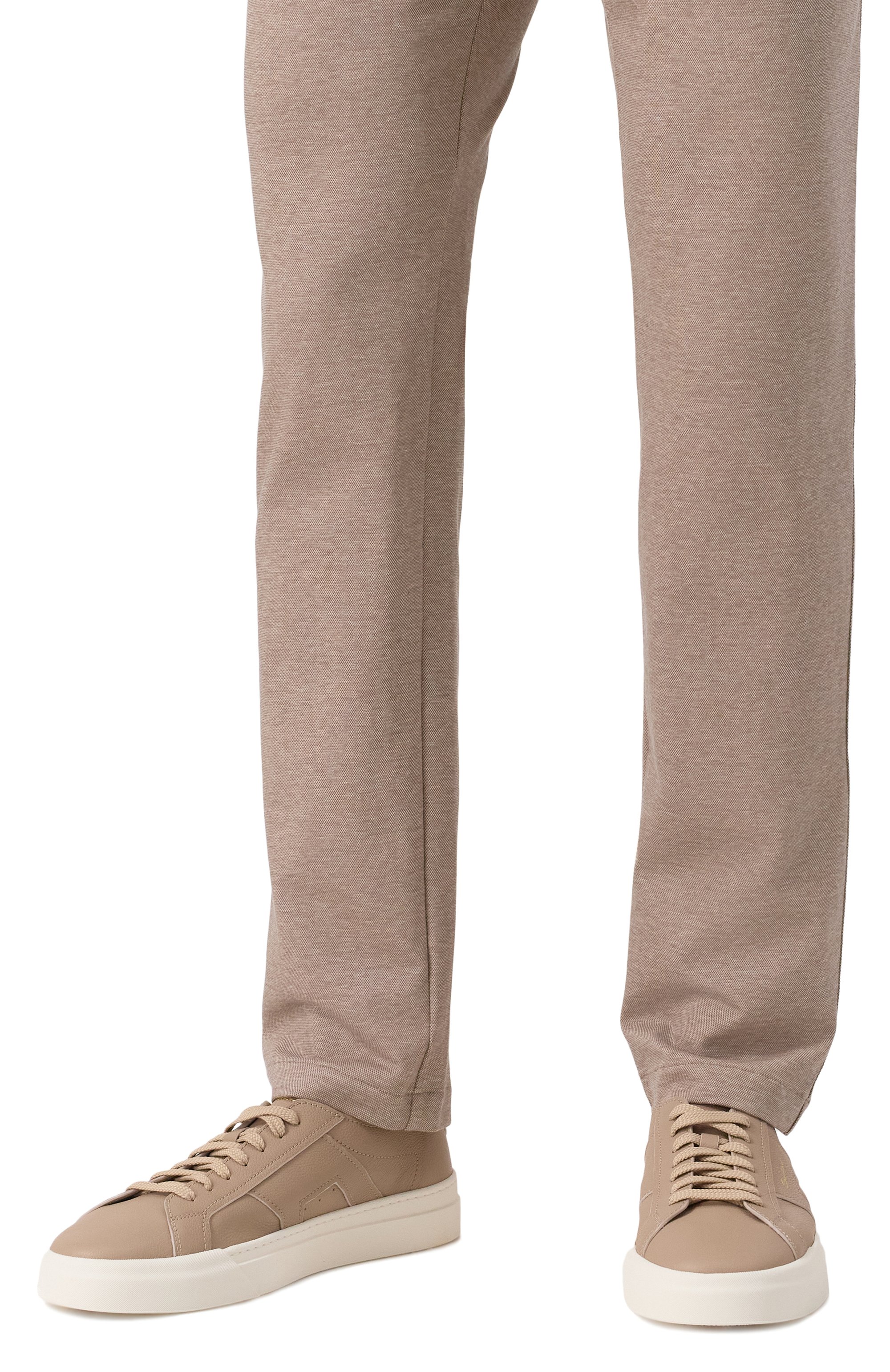 Кожаные кеды double buckle SANTONI, арт. MBGG21967PNNTSIW, фото 3