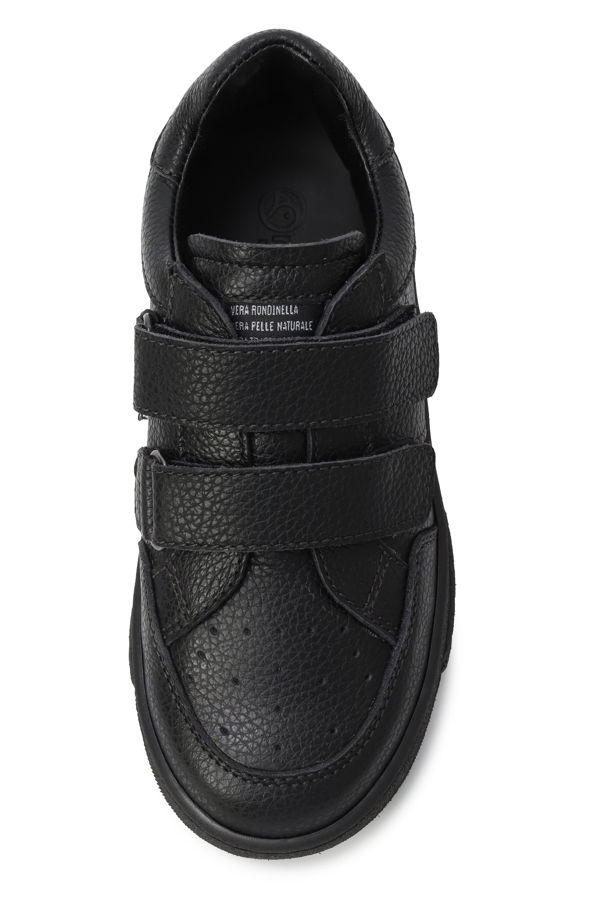 Кожаные кеды RONDINELLA, арт. 12271-1E/G0MMA/28-30, фото 4