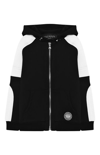 Хлопковый кардиган с капюшоном BALMAIN, арт. 6K4510/KX070/12-16, фото 1