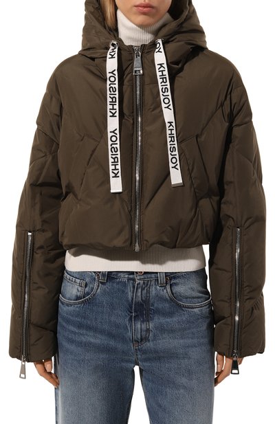 Пуховик с отделкой пайетками KHRISJOY, арт. KWF24R0604/PS0001, фото 3