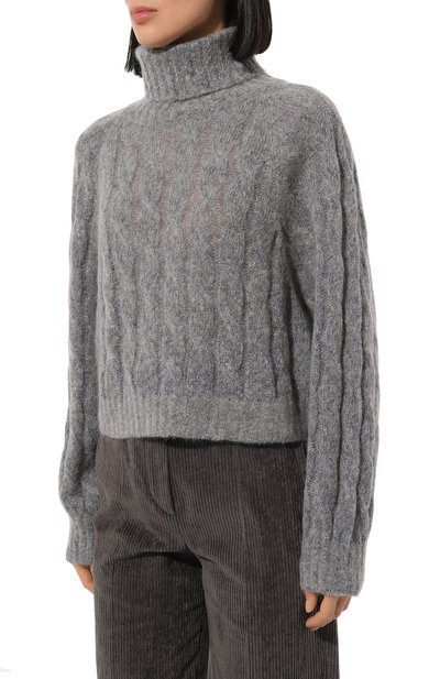 Свитер BRUNELLO CUCINELLI серого цвета по цене 209000 руб., арт. MHM523603, фото 3 Свитер BRUNELLO CUCINELLI, арт. MHM523603, фото 3