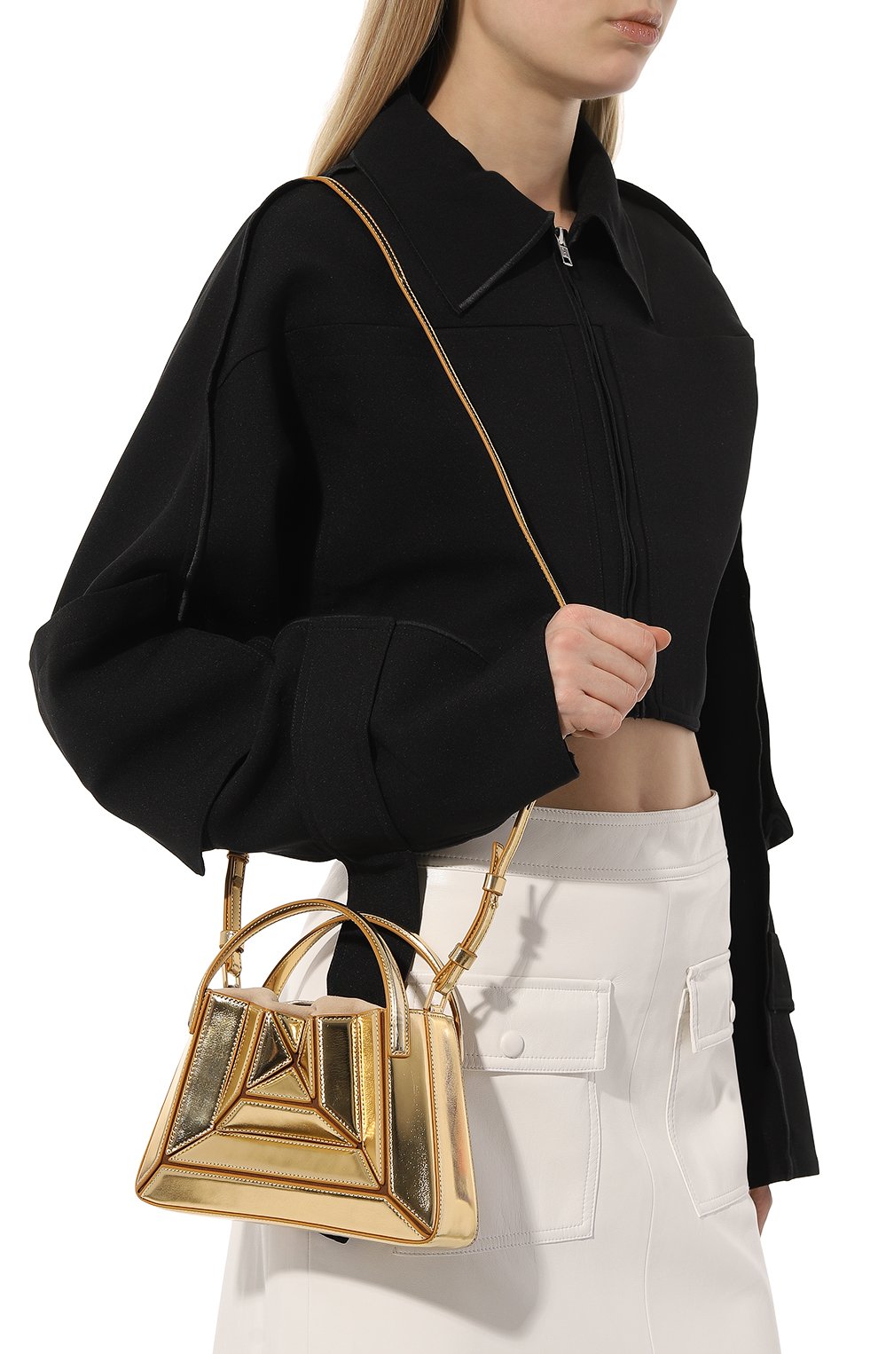 Сумка sera mini MLOUYE золотого цвета по цене 46000 руб., арт. 10-030, фото 2 Сумка sera mini MLOUYE, арт. 10-030, фото 2