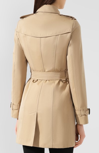 Хлопковый тренч sandringham BURBERRY бежевого цвета по цене 225000 руб., арт. 3900455, фото 4 Хлопковый тренч sandringham BURBERRY, арт. 3900455, фото 4