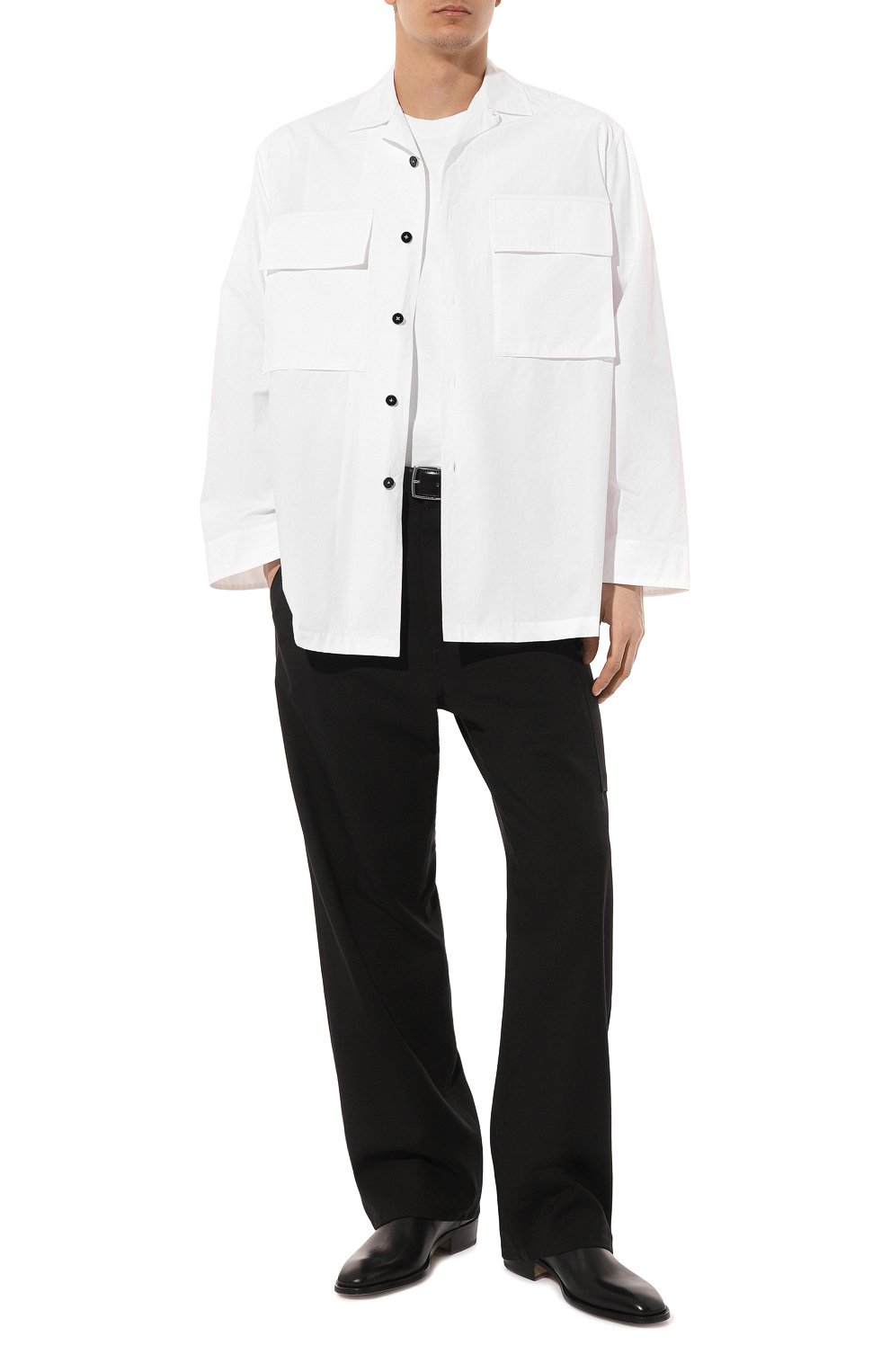 Хлопковая рубашка JIL SANDER, арт. J47DL0144/J45127, фото 2