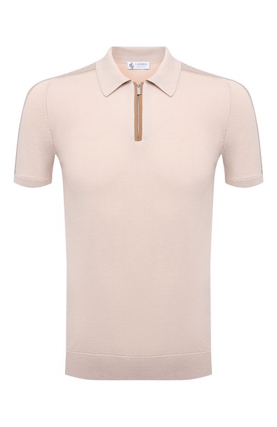 Поло из хлопка и шелка IL BORGO CASHMERE, арт. 56-1963-01G0, фото 1