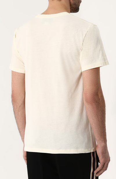 Хлопковая футболка с принтом GUCCI, арт. 493117/X3M22, фото 4