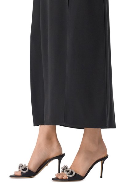 Текстильные мюли double bow MACH & MACH, арт. R25-S0790-85-CRP-600, фото 3